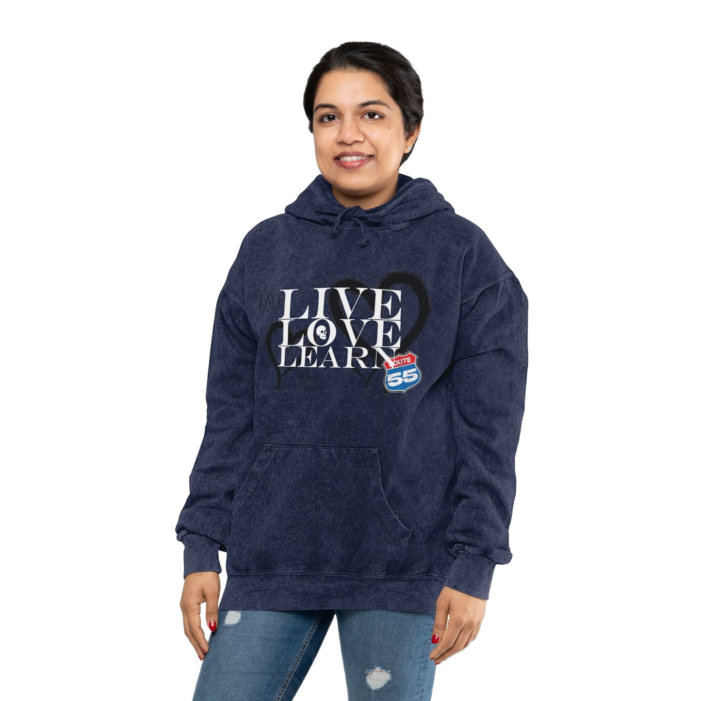 Mineral Wash "777" Hoodie