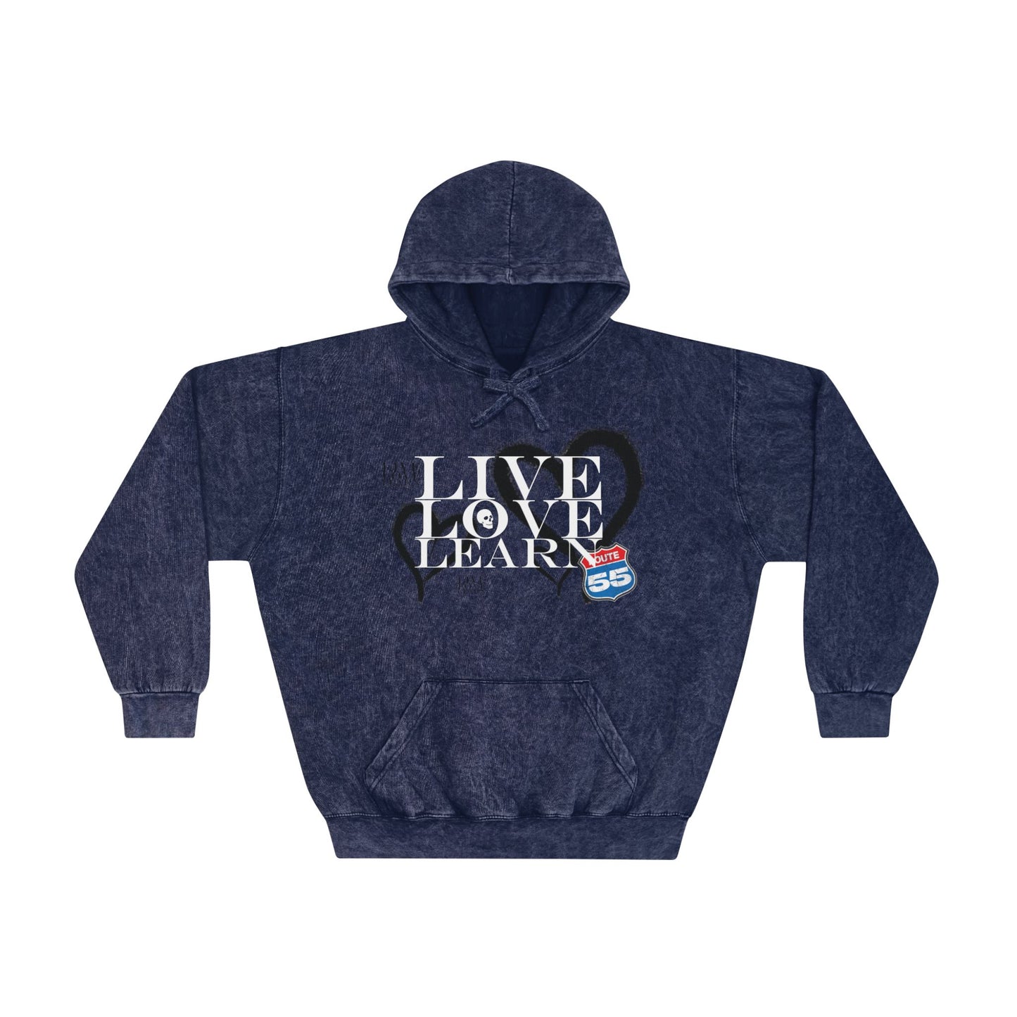Mineral Wash "777" Hoodie