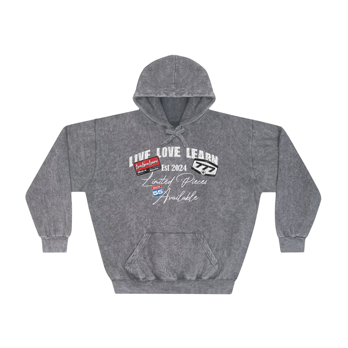 Mineral Wash "777" Hoodie